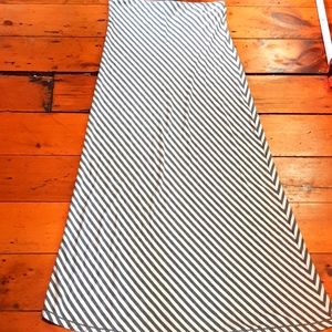 Max Edition grey and cream maxi skirt .